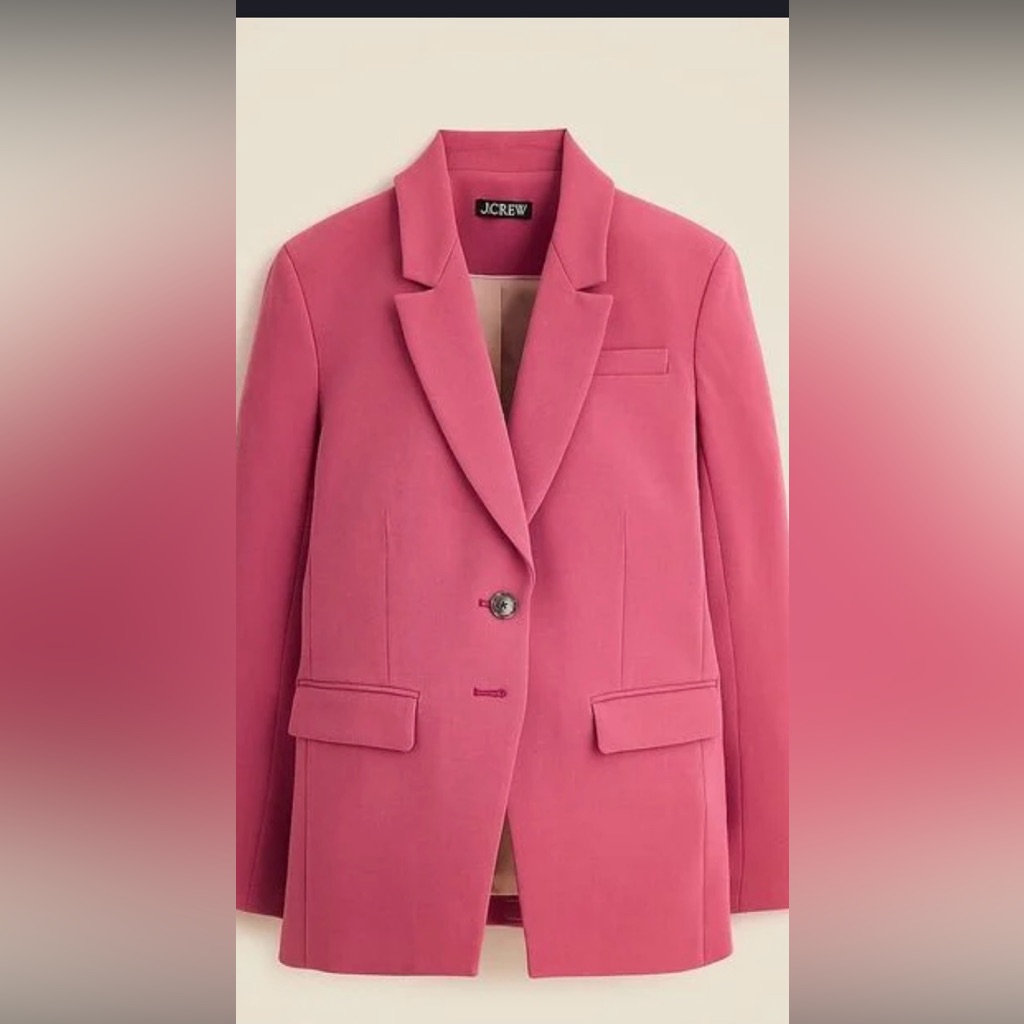 Pink J. Crew Madalyn Jacket New With Tags